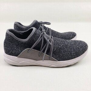 Vessi Cityscape Classic Knit Sneaker Womens 11 Gray Lace Up Slip On Comfort Shoe